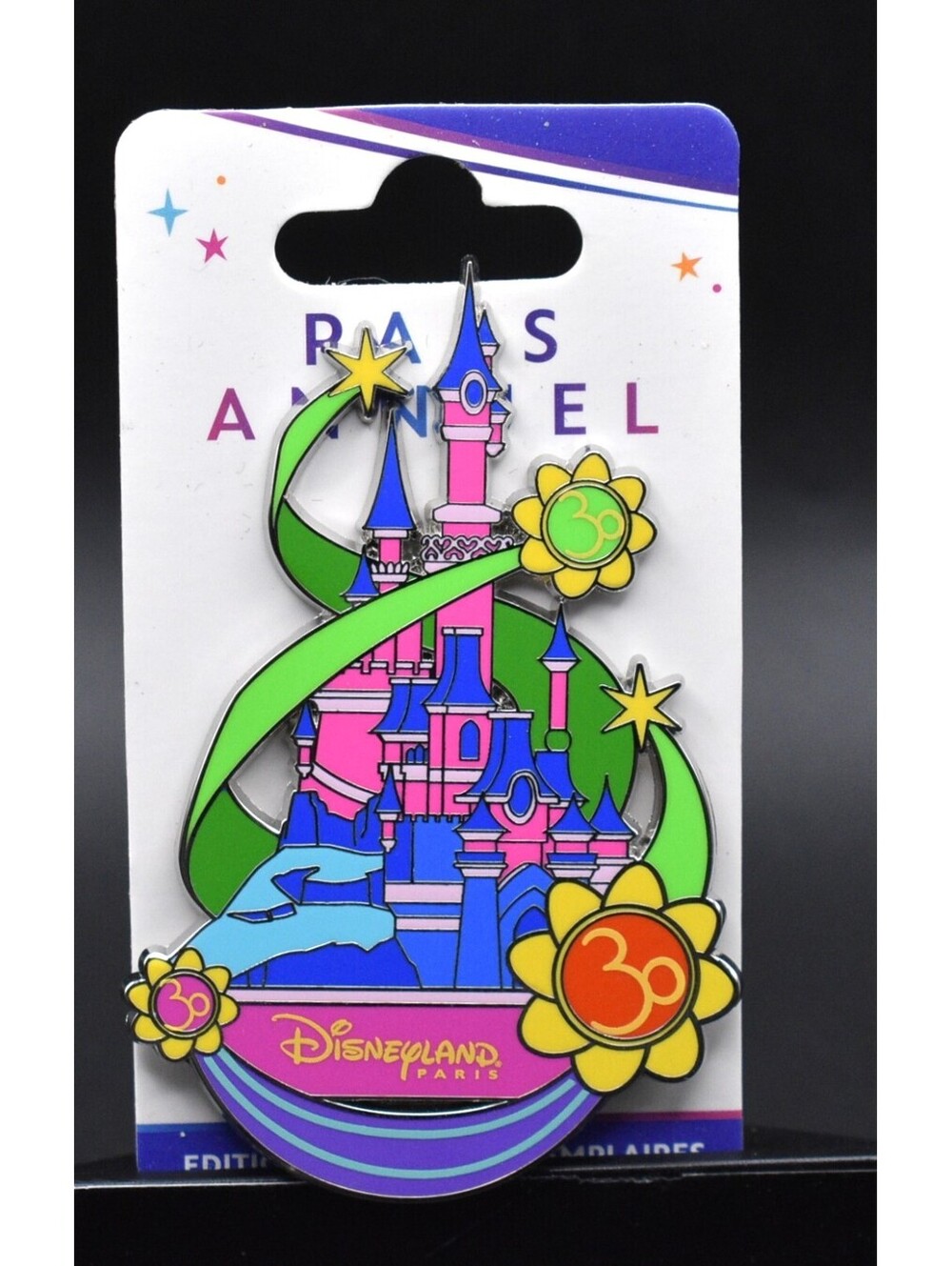 Disney DLP Paris Castle 30th Anniversary Passholder LE 700 Pin (B2)